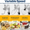 image:imageVIVOHOME Silver 6 in 1 Stand Mixer with 85 Quart Bowl and Meat Grinder Blender Pasta Maker Attachments and Silver Electric Ice Shaver Crusher 143lbs per Hour with Ice Pick