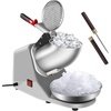 image:imageVIVOHOME Silver 6 in 1 Stand Mixer with 85 Quart Bowl and Meat Grinder Blender Pasta Maker Attachments and Silver Electric Ice Shaver Crusher 143lbs per Hour with Ice Pick