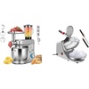image:imageVIVOHOME Silver 6 in 1 Stand Mixer with 85 Quart Bowl and Meat Grinder Blender Pasta Maker Attachments and Silver Electric Ice Shaver Crusher 143lbs per Hour with Ice Pick