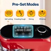 image:imageIVOHOME Red Stand Mixer with Fermentation and 6 Qt Bowl and One Touch Presets and Red 9 in 1 Multifunctional Stand Mixer with 6 Speed and 75 Qt and Timer for Kitchen