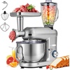 image:imageVIVOHOME 3 in 1 Stand Mixer with 6 Quart Bowl 650W 6 Speed TiltHead and 93QT Steam Juicer Stainless Steel Silver