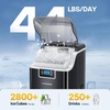 image:imageVIVOHOME 6 in 1 Multifunctional Stand Mixer with Nugget Ice Maker Countertop