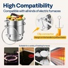 image:imageVIVOHOME Black 3 in 1 Stand Mixer with 6 Quart Bowl and Meat Grinder and Silver 93QT Steam Juicer
