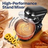 image:imageVIVOHOME Black 660W 10 Speed 6 Quart TiltHead Stand Mixer and Stainless Steel Steam Juicer Extractor 11 Qt with Tempered Glass Lid and 2 Hose for Kitchen