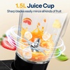 image:imageVIVOHOME Black 9 in 1 Stand Mixer with Fermentation 75 Quart 6 Speed Timer and Meat Grinder Juice Blender Vegetable Slicer Pasta Cookie Attachments and Stainless Steel 93QT Steam Juicer