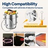 image:imageVIVOHOME Black 9 in 1 Stand Mixer with Fermentation 75 Quart 6 Speed Timer and Meat Grinder Juice Blender Vegetable Slicer Pasta Cookie Attachments and Stainless Steel 93QT Steam Juicer