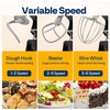image:imageVIVOHOME Black Stand Mixer with Fermentation and 6 Qt Bowl and One Touch Presets and Black 9 in 1 Multifunctional Stand Mixer with 6 Speed and 75 Qt and Timer for Kitchen
