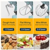 image:imageVIVOHOME Blue 3 in 1 Stand Mixer with 6 Quart Bowl and Meat Grinder and Silver 93QT Steam Juicer