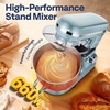 image:imageVIVOHOME Blue 660W 10 Speed 6 Quart TiltHead Stand Mixer and Blue 6 in 1 Stand Mixer 85 Quart Electric TiltHead with Meat Grinder Blender Pasta Maker