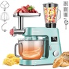 image:imageVIVOHOME Blue 9 in 1 Stand Mixer with Fermentation 75 Quart 6 Speed Timer and Meat Grinder Juice Blender Vegetable Slicer Pasta Cookie Attachments and Stainless Steel 93QT Steam Juicer
