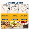 image:imageVIVOHOME Gray Stand Mixer with Fermentation and 6 Qt Bowl and One Touch Presets and Silver 9 in 1 Multifunctional Stand Mixer with 6 Speed and 75 Qt and Timer for Kitchen