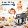 image:imageVIVOHOME Gray Stand Mixer with Fermentation and 6 Qt Bowl and One Touch Presets and Silver 9 in 1 Multifunctional Stand Mixer with 6 Speed and 75 Qt and Timer for Kitchen