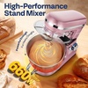 image:imageVIVOHOME Pink 660W 10 Speed 6 Quart TiltHead Stand Mixer and Red 3 in 1 Stand Mixer 6 Quart Electric TiltHead with Meat Grinder and Blender Attachments