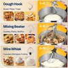 image:imageVIVOHOME Pink 660W 10 Speed 6 Quart TiltHead Stand Mixer and Red 3 in 1 Stand Mixer 6 Quart Electric TiltHead with Meat Grinder and Blender Attachments