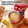image:imageVIVOHOME Red 660W 10 Speed 6 Quart TiltHead Stand Mixer and Red 6 in 1 Stand Mixer 85 Quart Electric TiltHead with Meat Grinder Blender Pasta Maker