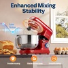 image:imageVIVOHOME Red 660W 10 Speed 6 Quart TiltHead Stand Mixer and Red 6 in 1 Stand Mixer 85 Quart Electric TiltHead with Meat Grinder Blender Pasta Maker
