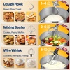 image:imageVIVOHOME Red 660W 10 Speed 6 Quart TiltHead Stand Mixer and Stainless Steel Steam Juicer Extractor 11 Qt with Tempered Glass Lid and 2 Hose for Kitchen