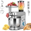 image:imageVIVOHOME Silver 6 in 1 Stand Mixer with 85 Quart Bowl and Meat Grinder Blender Pasta Maker Attachments and Stainless Steel 93QT Steam Juicer