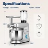 image:imageVIVOHOME Silver 660W 10 Speed 6 Quart TiltHead Stand Mixer and Silver 6 in 1 Stand Mixer 85 Quart Electric TiltHead with Meat Grinder Blender Pasta Maker