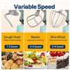 image:imageVIVOHOME White Stand Mixer with Fermentation and 6 Qt Bowl and One Touch Presets and Blue 9 in 1 Multifunctional Stand Mixer with 6 Speed and 75 Qt and Timer for Kitchen