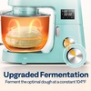 image:imageVIVOHOME White Stand Mixer with Fermentation and 6 Qt Bowl and One Touch Presets and Blue 9 in 1 Multifunctional Stand Mixer with 6 Speed and 75 Qt and Timer for Kitchen