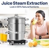 image:imageVIVOHOME Stainless Steel Juice Steamer Extractor 5 Qt with Tempered Glass Lid VIVOHOME Electric Ice Shaver Snow Cone Maker Machine Silver 143lbshr
