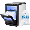 image:imageVIVOHOME Electric Ice Shaver Snow Cone Maker Machine Silver 143 lbshr with Ice Pick for Home and Commercial Use and 45lbsDay Soft Chewable Nugget Ice Maker with SelfCleaning Scoop 10 Ice Bags