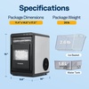 image:imageVIVOHOME Electric Ice Shaver Snow Cone Maker Machine Silver 143 lbshr with Ice Pick for Home and Commercial Use and 45lbsDay Soft Chewable Nugget Ice Maker with SelfCleaning Scoop 10 Ice Bags