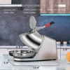 image:imageVIVOHOME Electric Ice Shaver Snow Cone Maker Machine Silver 143 lbshr with Ice Pick for Home and Commercial Use and 45lbsDay Soft Chewable Nugget Ice Maker with SelfCleaning Scoop 10 Ice Bags