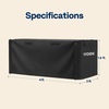 image:imageVIVOHOME 12ft Waterproof Log Rack Cover4ft