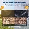 image:imageVIVOHOME 12ft Waterproof Log Rack Cover6ft