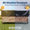 image:imageVIVOHOME 12ft Waterproof Log Rack Cover8ft