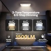 image:imageVIVOHOME APP Control Bathroom Exhaust Fan with Bluetooth Speaker 160CFM3CCT Lights  16011030CFM