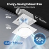 image:imageVIVOHOME APP Control Bathroom Exhaust Fan with Bluetooth Speaker 160CFM3CCT Lights  16011030CFM