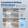 image:imageVIVOHOME APP Control Bathroom Exhaust Fan with Bluetooth Speaker 160CFMNo Light  110CFM