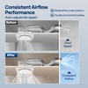image:imageVIVOHOME APP Control Bathroom Exhaust Fan with Bluetooth Speaker 160CFMNo Light 16011050CFM