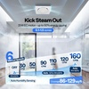image:imageVIVOHOME APP Control Bathroom Exhaust Fan with Bluetooth Speaker 160CFMRGB Lights  16011050CFM  App Control  Bluetooth Speaker
