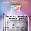 image:imageVIVOHOME APP Control Bathroom Exhaust Fan with Bluetooth Speaker 160CFMRGB Lights  16011050CFM  Bluetooth Speaker
