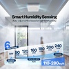 image:imageVIVOHOME Bathroom Exhaust Fan with Humidity Sensor RGB Lights amp Speaker240 CFM Bathroom Exhaust Fan with Humidity Sensor  LED Light  Remote Control