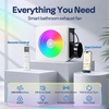 image:imageVIVOHOME Bathroom Exhaust Fan with Humidity Sensor RGB Lights amp SpeakerAPP Control  RGB Lights  Bluetooth Speaker  240 CFM