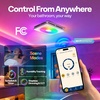 image:imageVIVOHOME Bathroom Exhaust Fan with Humidity Sensor RGB Lights amp SpeakerAPP Control  RGB Lights  Bluetooth Speaker  240 CFM