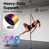 image:imageVIVOHOME Professional Dancing Pole Portable Spinning Static Dance Pole Kit