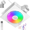 RGB Lights & 160-110-50CFM & Bluetooth Speaker